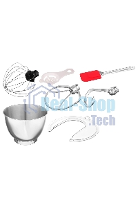 Миксер планетарный Hyundai HYM-S6451 1300 Вт, красный