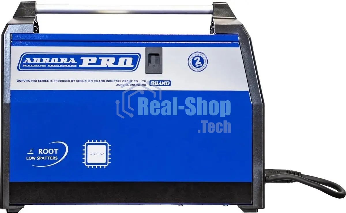 Сварочный полуавтомат Aurora SPEEDWAY 165 SYNERGIC инвертор TIG/МIG/МAG/MMA/FCAW, 6.2 кВт