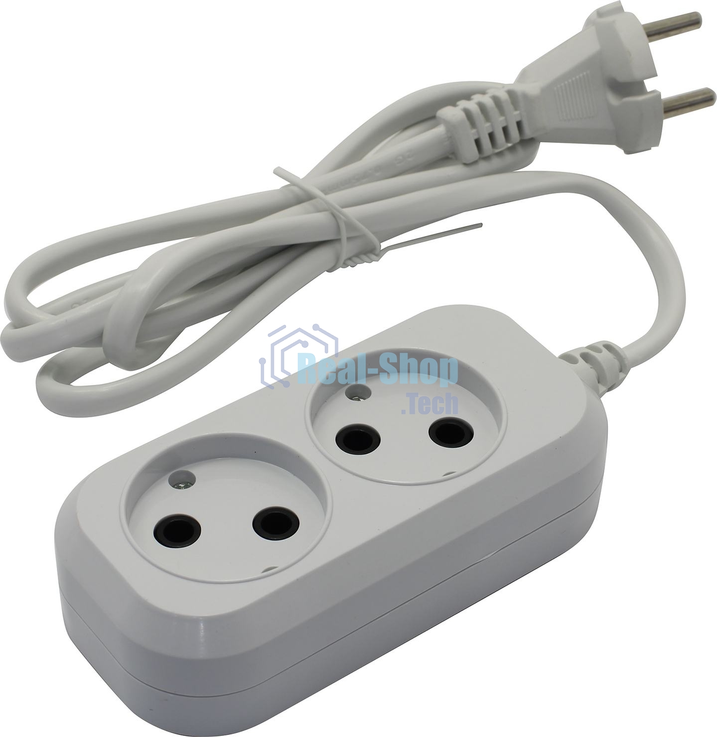 Сетевой удлинитель Buro BU-PSL2.1/W 1.5 м (2 розетки) белый (пакет ПЭ)