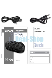Портативная акустика Sven PS-99, черный (10 Вт, Waterproof (IPx5), TWS, Bluetooth, 1800мА*ч)