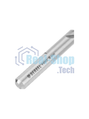 Набор сверл по металлу Denzel 2-8мм, Р6М5-TiN, Golden Tip, 6 шт 723000