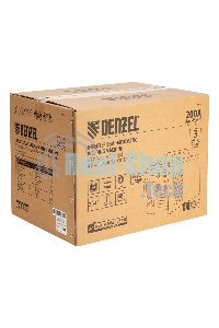 Аппарат инвертор. полуавтомат. cварки Denzel IMIG-200SP Pulse, 200 А, ПВ 60%, катушка 5 кг