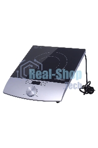 Плита настольная электрическая Hyundai HYC-0102 серебристый/черный стеклокерамика