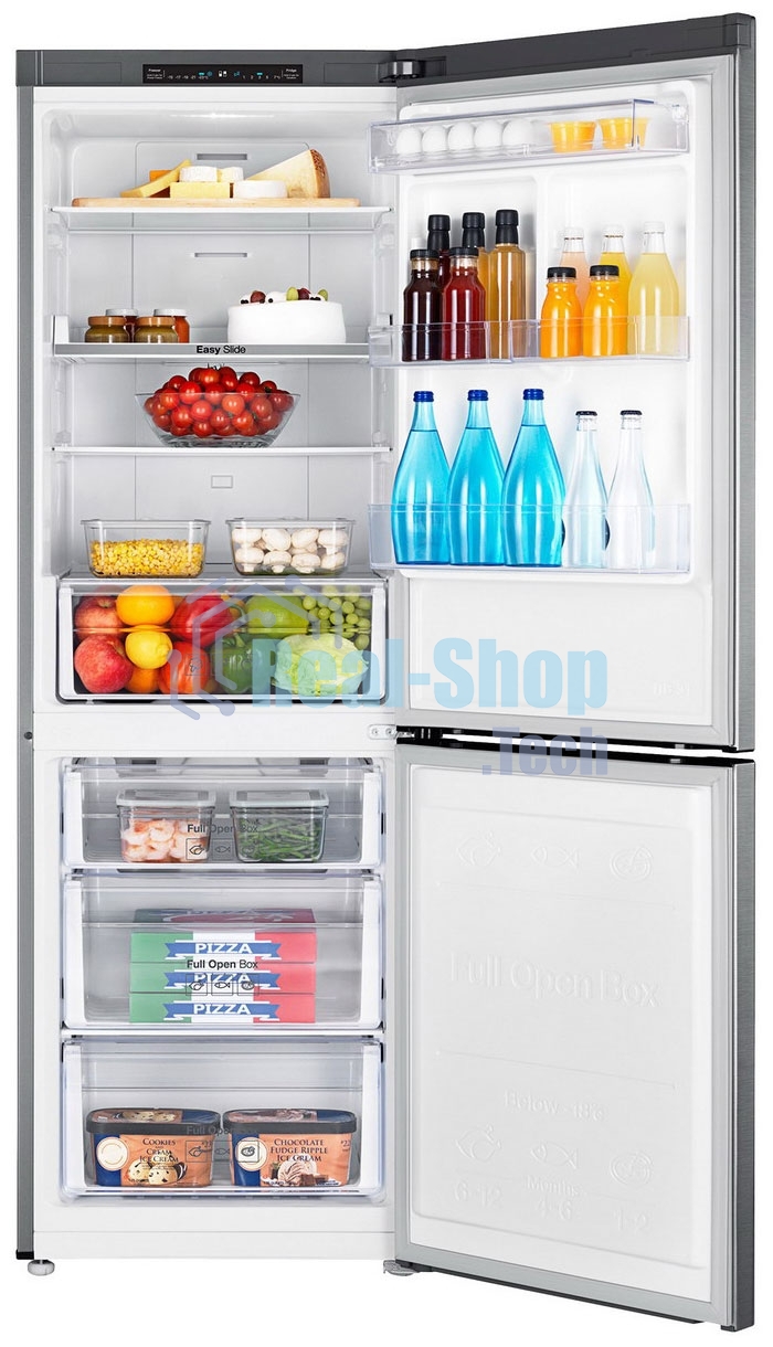 Холодильник Samsung RB29FSRNDSA серебристый двухкамерный 192/98л морозилка снизу, No Frost