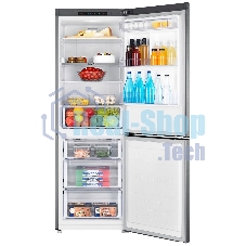 Холодильник Samsung RB29FSRNDSA серебристый двухкамерный 192/98л морозилка снизу, No Frost