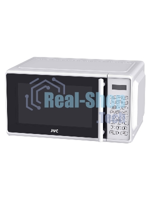 Микроволновая печь JVC JK-MW425SG белый, 20 л, 700 Вт, переключатели - мембранные кнопки