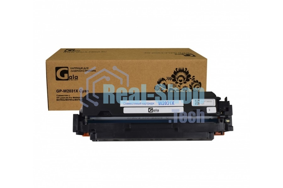 Картридж лазерный GalaPrint GP-W2031X (415X) голубой (6000 стр.) для HP LaserJet Pro M454, HP CLJ Pro M479, HP CLJ M455, HP CLJ M480, W2031X