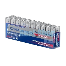 Батарейки Maunfeld PRO Long Life Alkaline ААА(LR03) MBLR03-PB20, упаковка 20 шт., 1.5 В