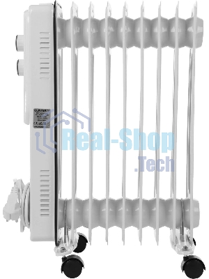 Масляный обогреватель Centek CT-6206 (9 секций), белый, 1000/1500/2000 Вт, 20 м2, 3 режима, термостат