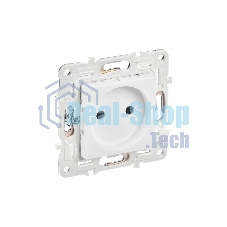 Розетка SKANDY 10А без заземл. без защ. шторок SK-R02W арктич. бел. IEK SK-R10-10-K01