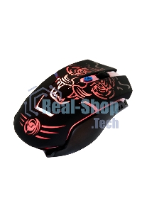 Мышь беспроводная Dialog Gan-Kata MRGK-12UR черный, 1600 dpi, радиоканал, USB, кнопки - 6