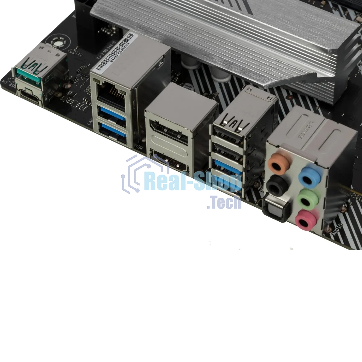 Материнская плата ASUS PRIME B550-PLUS, AM4, AMD B550, 4xDDR4, 6xSATA, 2xM.2, 1xPCIe 3.0 x16, 1xPCIe 4.0 x16, 3xPCIe x1, 1xDP, 1xHDMI, 1x 1Gb LAN, 1xUSB 3.2 Gen 2, 4xUSB 3.2 Gen 1, 2xUSB 2.0, 5x3.5 мм, 7.1, ATX