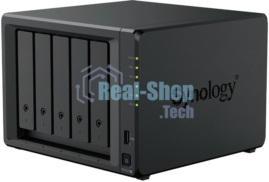 СХД настольное исполнение Synology 5BAY NO HDD USB3 DS1525+