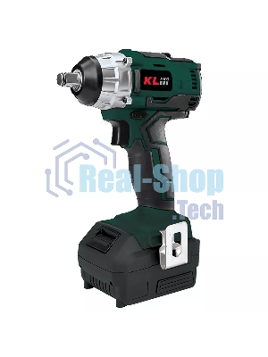 Профессиональный бесщеточный гайковерт аккумуляторный KLPRO KLSS18B-80 (18В, Li-ion-2шт, 8.0А·ч, 250Нм, 2 скорости, подсветка,З/У,в кейсе)