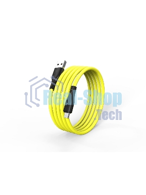 Кабель Smartbuy (iK-12-S21by) S21 MicroUSB желтый, 2.4 А, сил., 1 м