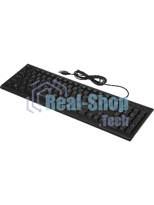 Клавиатура проводная Oklick 120M, USB, черный
