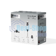 Блендер погружной Red Solution HB2909 черный/стальной, 900 Вт, 1 скорость, турбо