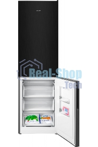 Холодильник Atlant ХМ-4624-151 черный металлик двухкамерный 228/119л морозилка снизу