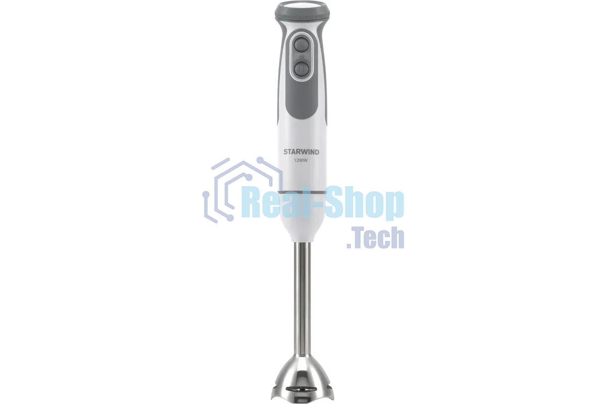 Блендер погружной Starwind SBP3242 1200Вт белый/серый