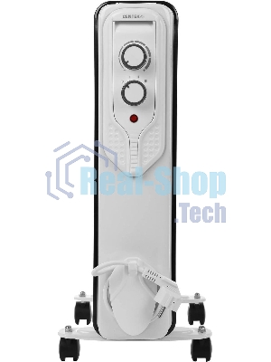Масляный обогреватель Centek CT-6206 (9 секций), белый, 1000/1500/2000 Вт, 20 м2, 3 режима, термостат