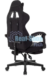 Кресло игровое Zombie Shadow черный Neo Black с подголов. крестов. пластик подст. для ног пластик черный
