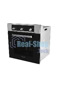 Духовой шкаф электрический встраиваемый LEX EDM 042 IX нержавеющая сталь/черный