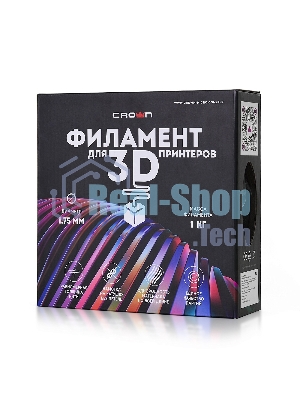 Филамент Crown Micro CM-FILPETG015W PETG 1.75 1кг белый