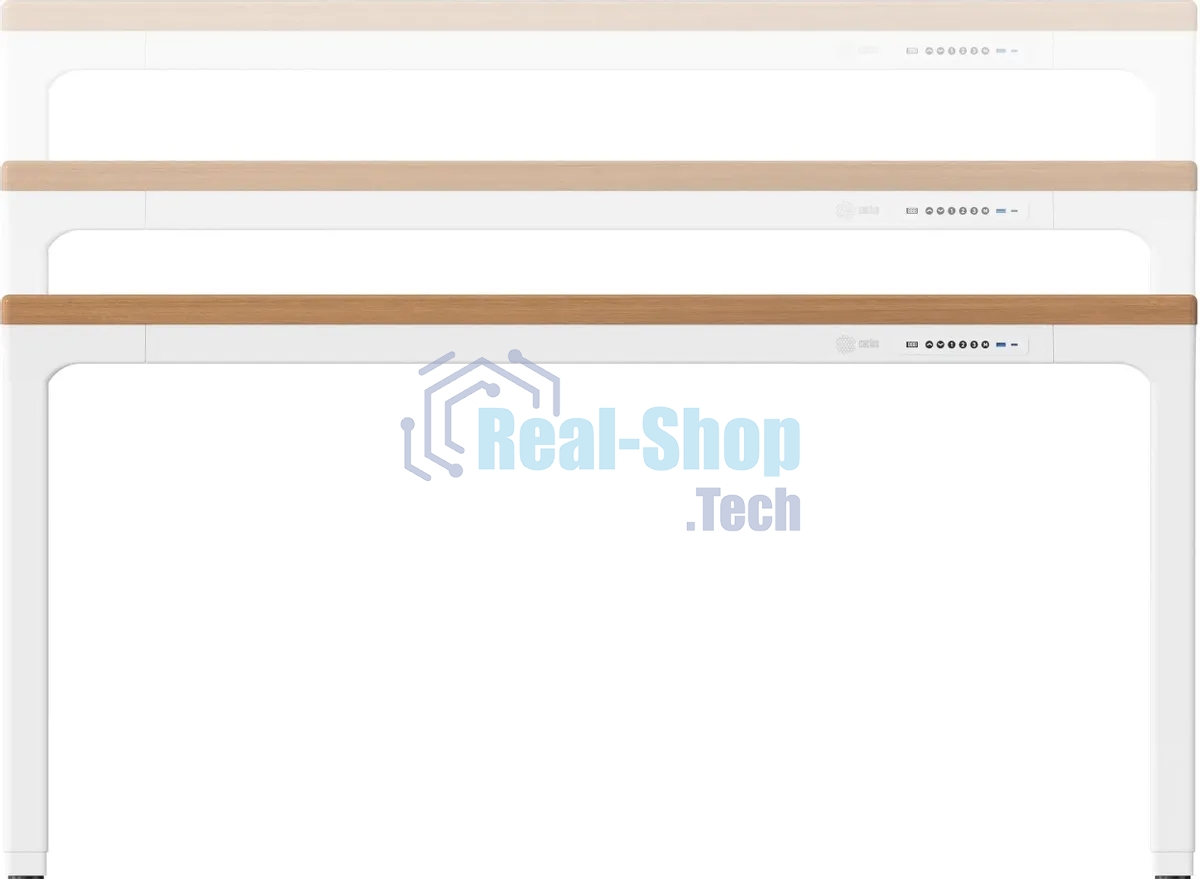 Стол компьютерный Cactus CS-ET-WWD столешница МДФ, белый дуб молочный каркас белый