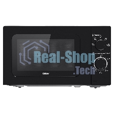 Микроволновая печь BBK 20MWS717MB черный, 20 л, 700 Вт, переключатели - поворотный механизм