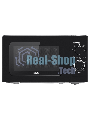 Микроволновая печь BBK 20MWS717MB черный, 20 л, 700 Вт, переключатели - поворотный механизм
