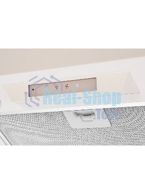 Вытяжка встраиваемая Kuppersberg INLINEA 52 Beige, ширина 52 см, отвод/рециркуляция, 850 м3/час, электронное сенсорное управление, таймер, пульт ДУ, 3 скорости, светодиодное освещение 2х3,5 Вт, металлический жироулавливающий фильтр, угольный фильтр С6С (опция), 42 дБ, кремовый