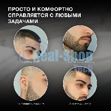 Машинка для стрижки Hyundai H-HC7127 черный 5Вт (насадок в компл:1шт)