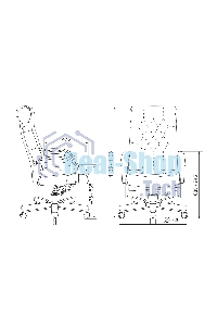 Кресло руководителя Бюрократ T-9928WALNUT черный, кожа, крестовина металл/дерево
