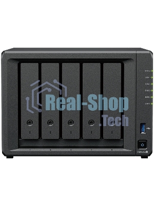 СХД настольное исполнение Synology 5BAY NO HDD USB3 DS1525+