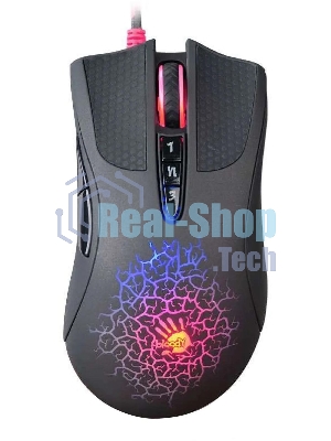 Мышь проводная A4Tech Bloody A90 черный, 6200 dpi, USB, кнопки - 8