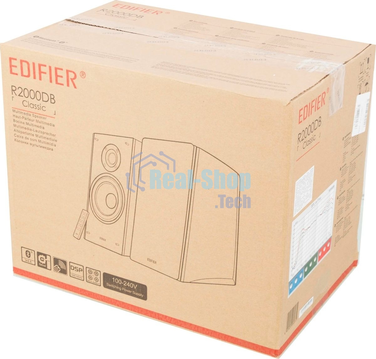 Акустическая система Edifier R2000DB 2.0, 24Wх2 + 36Wх2, ПДУ, RMS