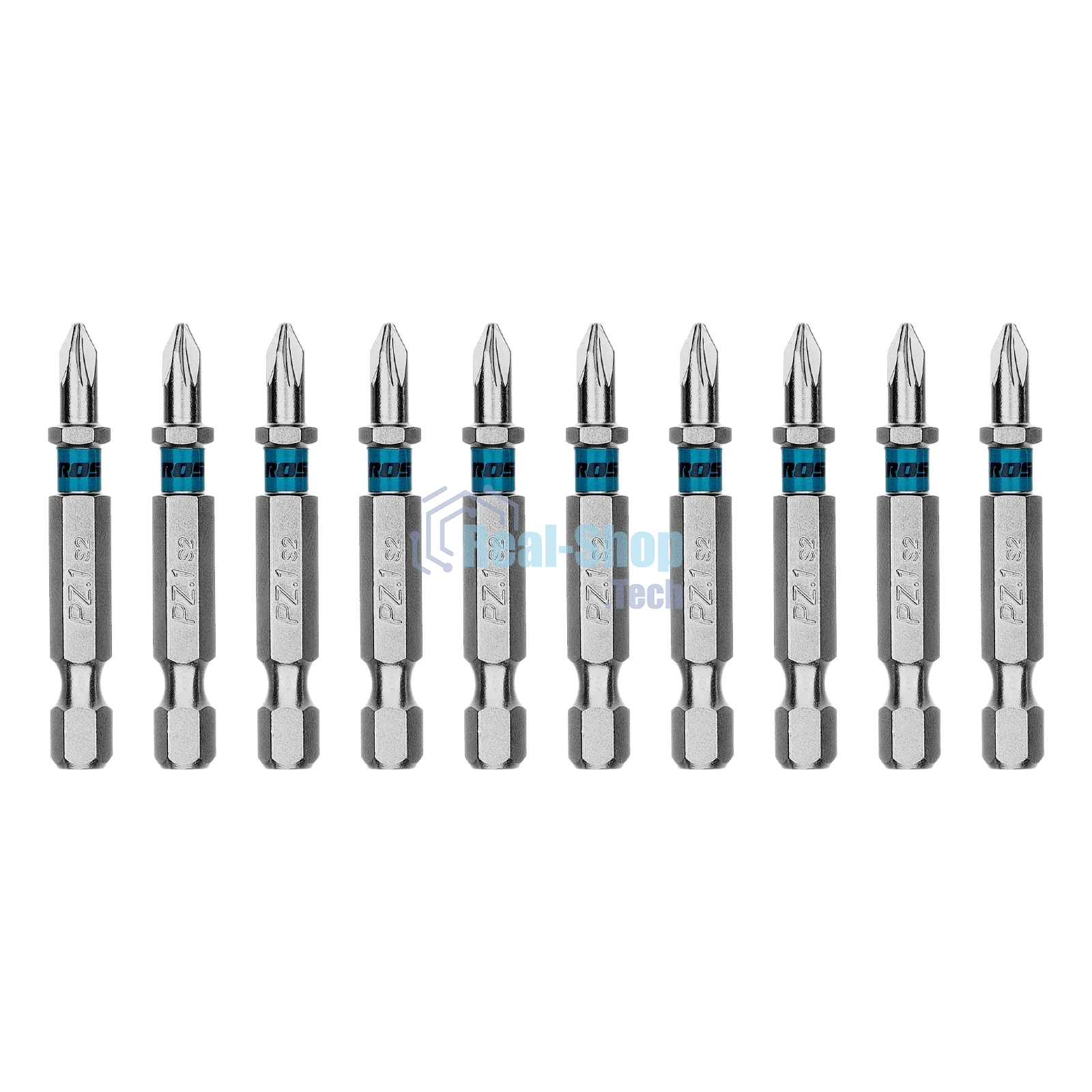 Бита Gross PZ1х50 мм, сталь S2, шестигр., 10 шт.