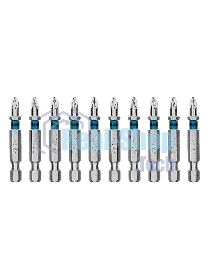 Бита Gross PZ1х50 мм, сталь S2, шестигр., 10 шт.