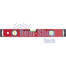 Уровень алюминиевый Matrix 400 мм, фрезерованный, 3 глазка