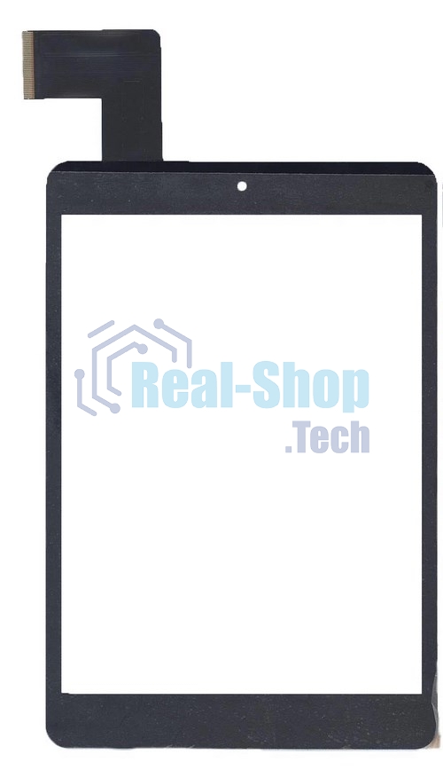 Сенсорное стекло (тачскрин) C196131F1-FPC808DR. черное