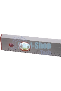 Уровень алюминиевый Sparta 600 мм, 2 глазка, линейка