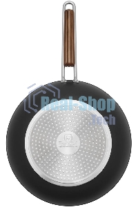 Сковорода ВОК Rondell Fjord RDA-1800, 28 см, с крышкой, черный