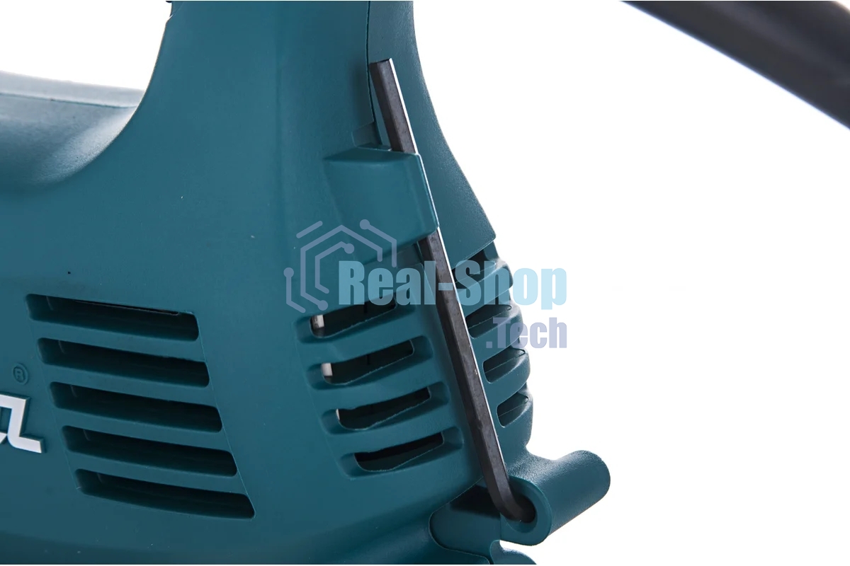 Лобзик электрический Makita 4329KX1 Лобзик,в\рук, 450Вт,500-3100об\м,ход-18мм,рез-65мм,1.9кг,чем,маятн,набор A-86898