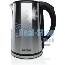 Чайник электрический Gorenje K15DWS 1.5 л, 2200 Вт, нержавеющая сталь (корпус: нержавеющая сталь)