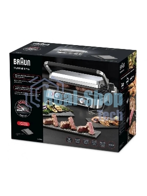 Гриль электрический Braun CG9160 2200Вт черный/серебристый
