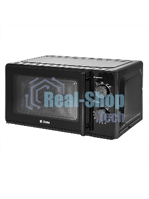 Микроволновая печь DELTA DL-85L20 черный, 20 л, 700 Вт, переключатели - поворотный механизм