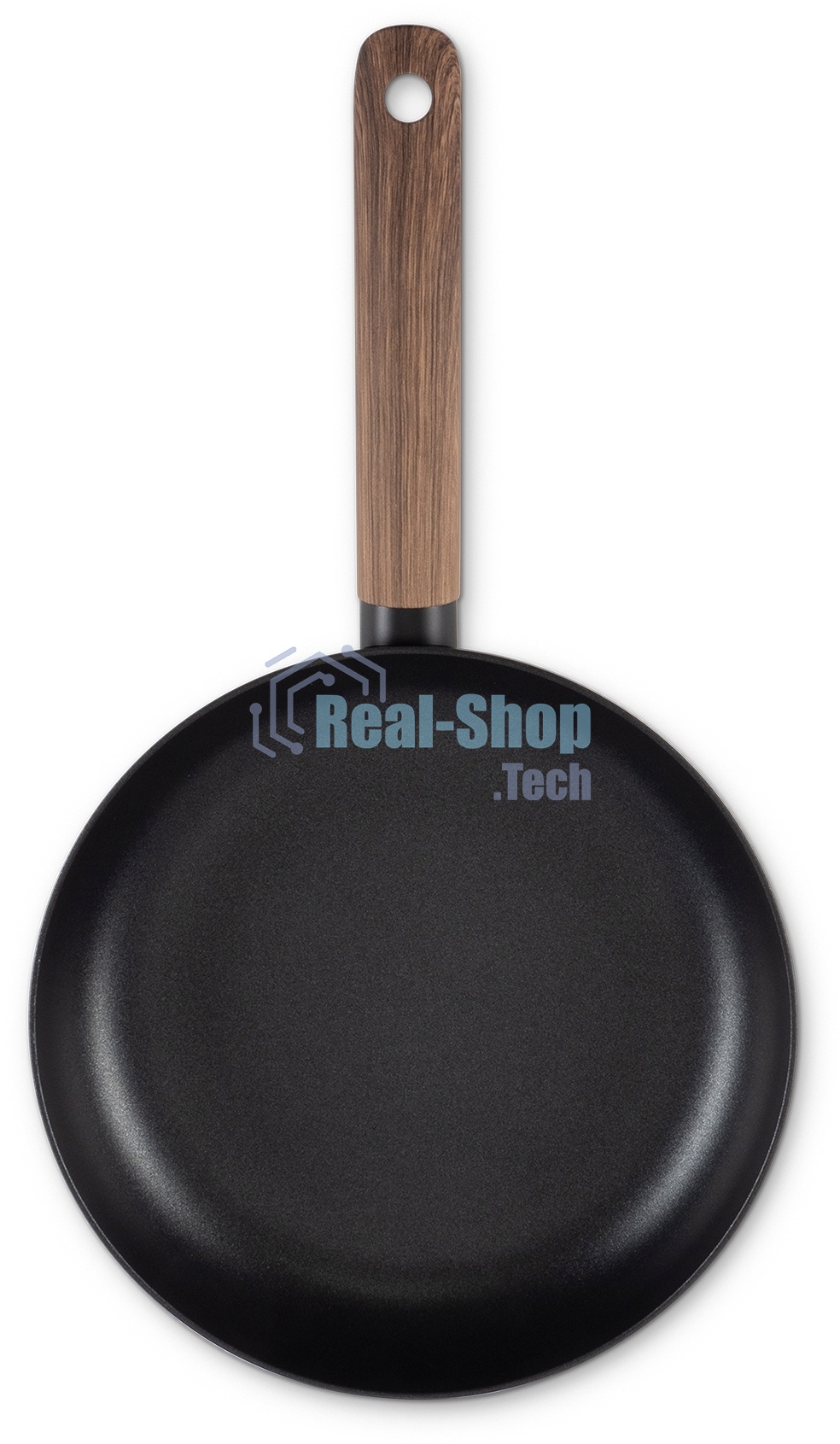 Сковорода Rondell Maple RDA-1939 круглая 28 см, покрытие: антипригарное ручка несъемная (без крышки) черный