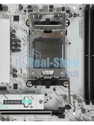 Материнская плата MSI B840M GAMING PLUS WIFI6E, AM5, AMD B840, 4xDDR5, 4xSATA, 2xM.2, 1xPCIe 4.0 x16, 1xPCIe 3.0 x4, 1xHDMI (v2.1), 1xUSB-C 10Gbps, 1xUSB-A 10Gbps, 2xUSB-A 5Gbps, 4xUSB-A 2.0, 1x2.5Gb LAN, Wi-Fi 6E, Bluetooth 5.3, 2x3.5 мм, 7.1, mATX