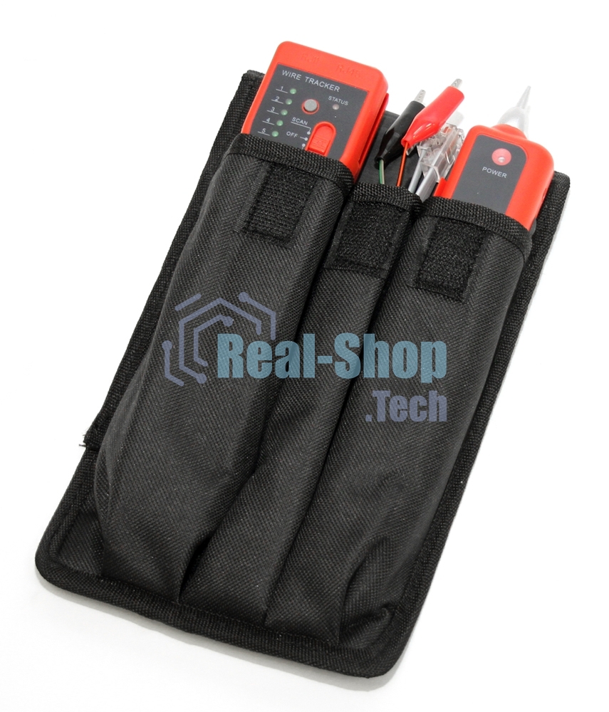 Тестер-трассоискатель кабеля 5bites LY-CT025 для RJ45/11/12, генератор тонального сигнала