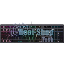 Клавиатура A4Tech Fstyler FX60H проводная, USB Type-A, серый